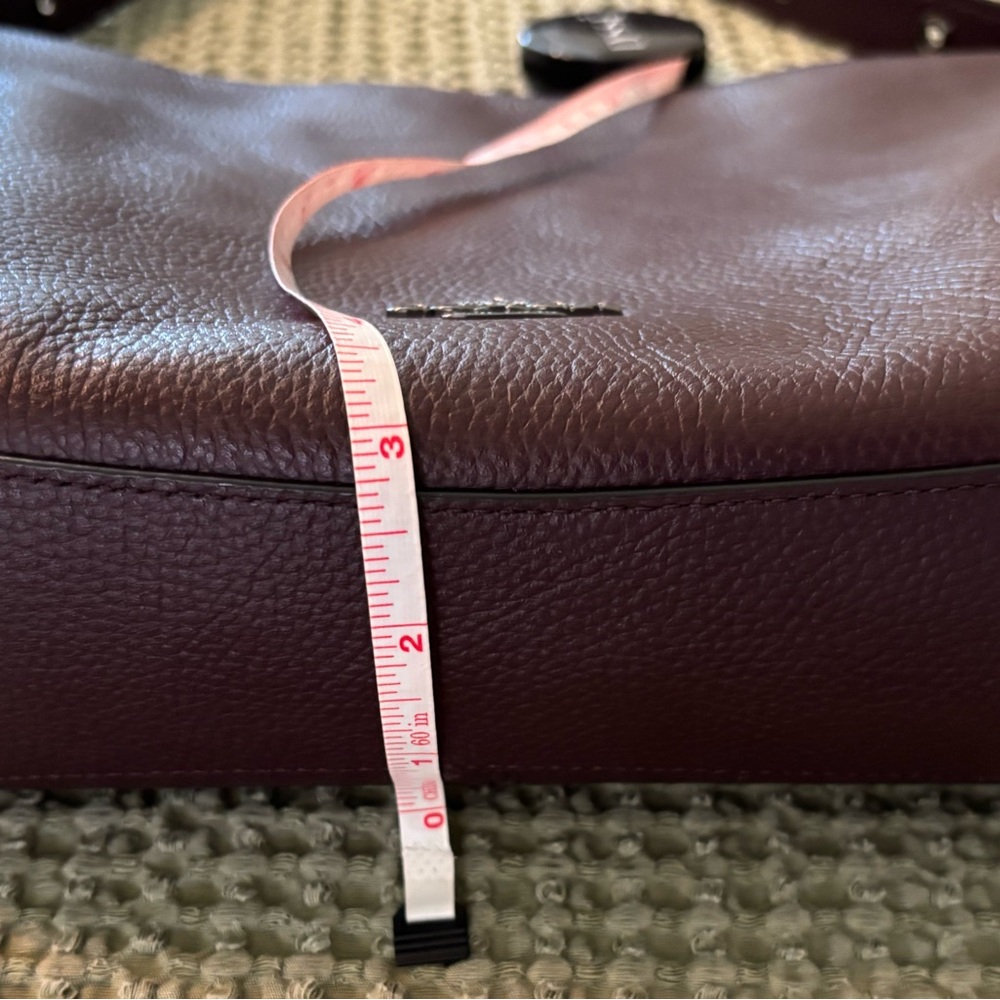 Coach Small Dufflette Crossbody in Oxblood - Picture 12 of 14